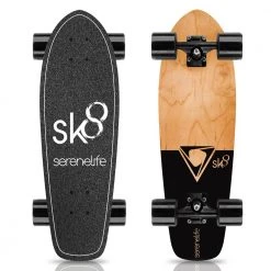 Serenelife Sports & Outdoors Canadian Maple Deck Skateboard 6" 24 Serenelife Sports & Outdoors Canadian Maple Deck Skateboard 6