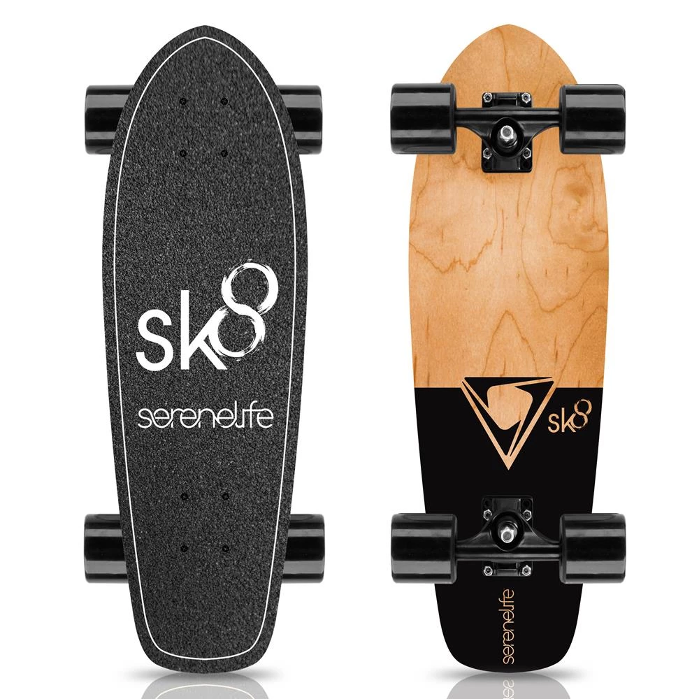 Serenelife Sports & Outdoors Canadian Maple Deck Skateboard 6" 9 Serenelife Sports & Outdoors Canadian Maple Deck Skateboard 6"