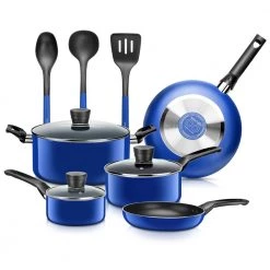 Serenelife Home Kitchen Cookware 11-Piece Set Home & Lighting
