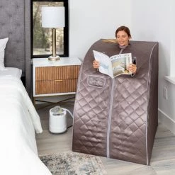 Serenelife Compact & Portable Stem Sauna SLISAU60GRY