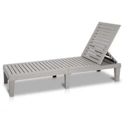 Serenelife Adjustable Outdoor Patio Chaise Lounge SLLOUNG70 Lawn & Garden