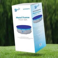 Serenelife Metal Frame Pool Set SLPORND15 Sports & Outdoors