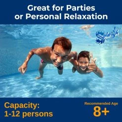 Serenelife Sports & Outdoors Metal Frame Pool Set SLPORND18