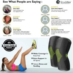 SereneLife Health & Beauty Compression Knee Sleeve SCKGM