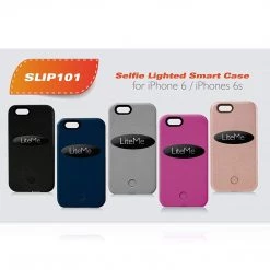 SereneLife Lite-Me Selfie LED Lighted IPhone Case SLIP101BL