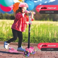 Hurtle USA Kids Sports Safety Helmet Pink HURHLP48 Sports & Outdoors