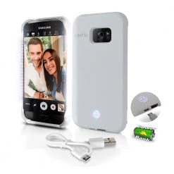 SereneLife Lite-Me' Selfie Case For Galaxy S7 Edge SL302S7WT