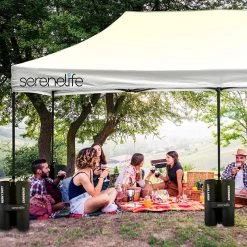 SereneLife Pop Up Canopy Tent Sports & Outdoors