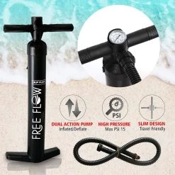 SereneLife Sports & Outdoors SLSUPB08 Free-Flow SUP Inflatable Paddle Board