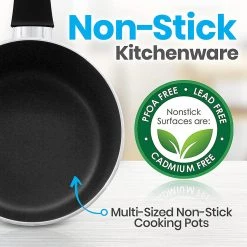 Serenelife Home & Lighting Home Kitchen Cookware 6-Piece Set