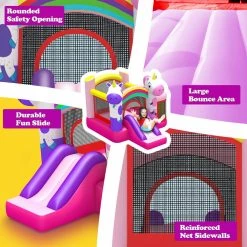 Serenelife Sports & Outdoors Inflatable Jumping Castle SLIB940
