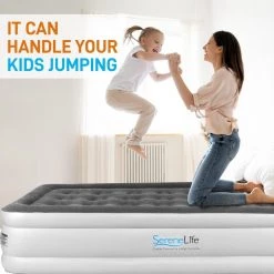 SereneLife Camping & Outdoor Twin Raised Airbed SLABTW53