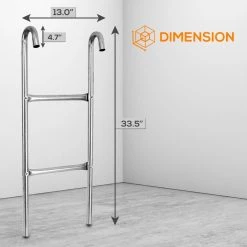 SereneLife Outdoor Trampoline Safety Ladder SLTRALDR