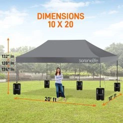 Serenelife Sports & Outdoors Tent Commercial Instant Shelter 57 Serenelife Sports & Outdoors Tent Commercial Instant Shelter