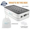 SereneLife Camping & Outdoor Twin Raised Airbed SLABTW53