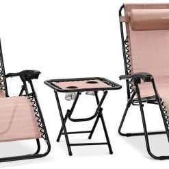 Serenelife Camping & Outdoor Adjustable Zero Gravity Chair Set