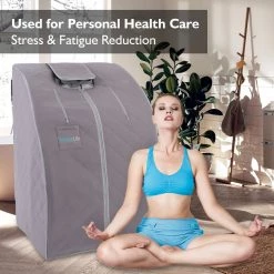 SereneLife Health & Beauty Portable Infrared Sauna SLISAU10GRY