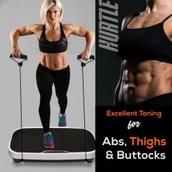 Hurtle Sports & Outdoors Core Fitness Training Vibration Machine HURVBTR36