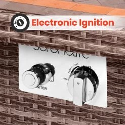 Serenelife Propane Gas Fire Pit SLFPTIL49