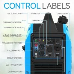Serenelife Portable Inverter Generator SLIGEN2200