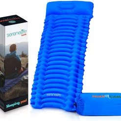 SereneLife Ultralight Sleeping Pad With Carrying Bag Sports & Outdoors