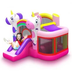 Serenelife Sports & Outdoors Inflatable Jumping Castle SLIB940