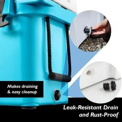 Serenelife Portable Cooler Box SLCB45BL