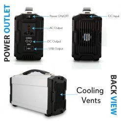 SereneLife Rechargeable Battery Portable Power Generator SLSPGN30