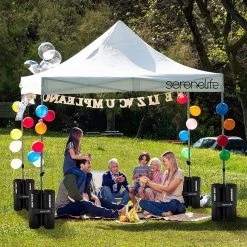 SereneLife Pop Up Canopy Tent Sports & Outdoors