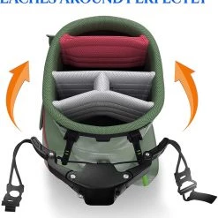 Serenelife Sports & Outdoors Foldable 3-Wheel Golf Push Cart SLGZX3