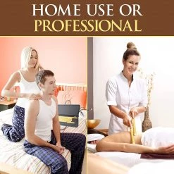 SereneLife Thermal Therapy Bamboo Stick Massage Kit PSLMSGBMB22