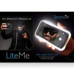 SereneLife Lite-Me' Selfie Case For IPhone 6Plus & 6S SLIP101PN Electronics & Gadgets