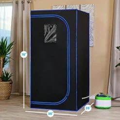 SereneLife Portable Steam Sauna SLISAU35BK Health & Beauty