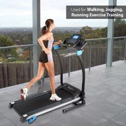 SereneLife Smart Folding Treadmill SLFTRD25 Sports & Outdoors