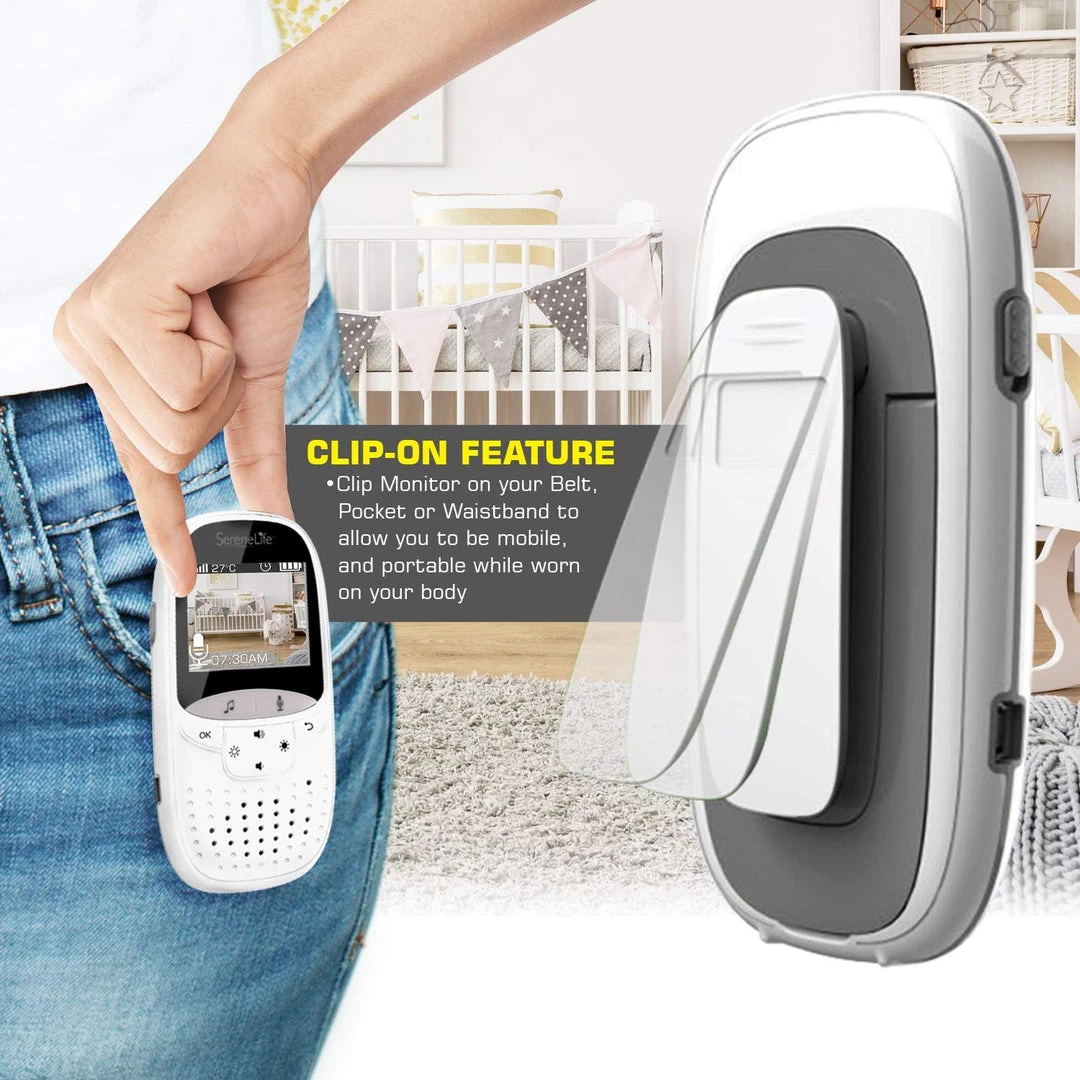 SereneLife Baby Video Monitor System SLBCAM11 1 SereneLife Baby Video Monitor System SLBCAM11