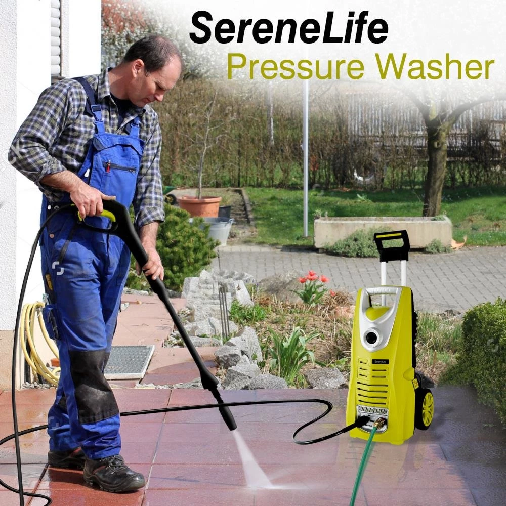 SereneLife Electric Pressure Washer SLPRWAS46 5 SereneLife Electric Pressure Washer SLPRWAS46