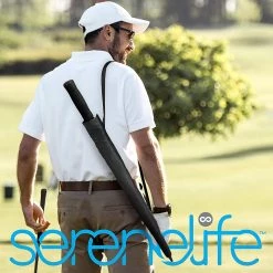 Serenelife Automatic Golf Umbrella SLGZUMBRELLA Sports & Outdoors