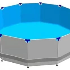 Serenelife Metal Frame Pool Set SLPORND15 Sports & Outdoors