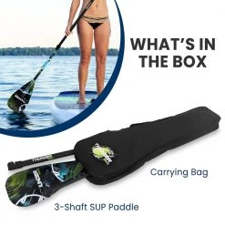 Serenelife Sports & Outdoors 3-Shaft SUP Paddle SLPADDLE30