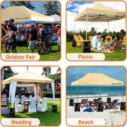 Serenelife Sports & Outdoors Tent Commercial Instant Shelter 52 Serenelife Sports & Outdoors Tent Commercial Instant Shelter