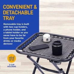 Serenelife Camping & Outdoor Adjustable Zero Gravity Chair Set SLZGHTBGY32 11 Serenelife Camping & Outdoor Adjustable Zero Gravity Chair Set SLZGHTBGY32