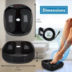 SereneLife Shiatsu Foot Massager SLFTMSG20 Health & Beauty