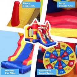 Serenelife Inflatable Jumping Castle SLIB960 Sports & Outdoors