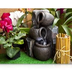 SereneLife Home & Lighting Electric Water Fountain Decor SLTWF25LED