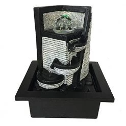 SereneLife Electric Water Fountain Decor SLTWF72LED Home & Lighting