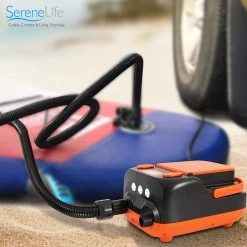 SereneLife SLPUMP50 Premium Compact Digital Air Pump Compressor Sports & Outdoors