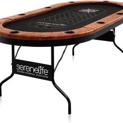 Serenelife Poker/Casino Game Table SLPT720
