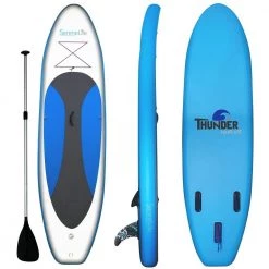 SereneLife Sports & Outdoors Thunder Wave SUP Inflatable Paddle Board