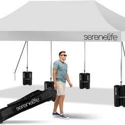 SereneLife Pop Up Canopy Tent Sports & Outdoors