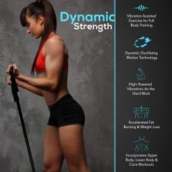 Hurtle Sports & Outdoors Core Fitness Training Vibration Machine HURVBTR36